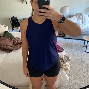 Lululemon Navy Razorback Top